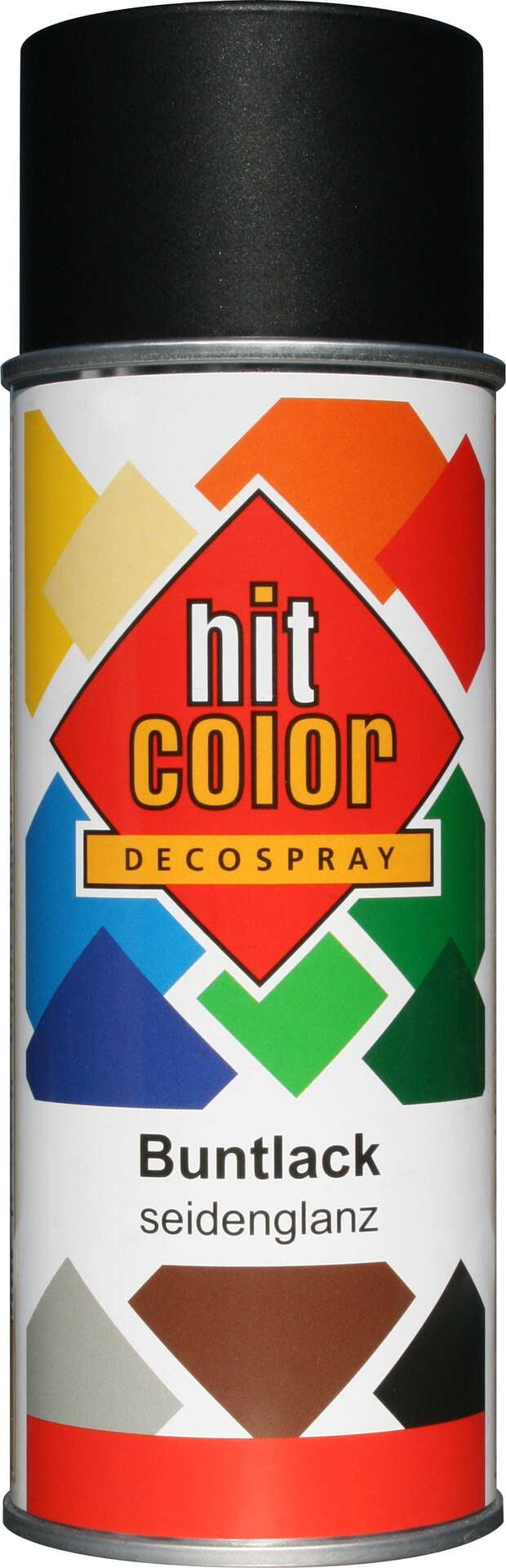HIT-COL SCHWARZ RAL 9005 SEIDENGLANZ 400ML 1 HIT-COL SCHWARZ RAL 9005 SEIDENGLANZ 400ML