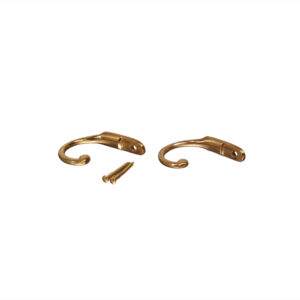 Raffhaken Schlicht für Gardinen, 33mm, 2 Stück
