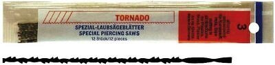 Laubsägeblatt Tornado Gr. 3 rundgezahnt 1 Laubsägeblatt Tornado Gr. 3 rundgezahnt