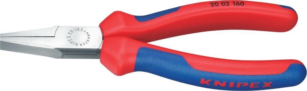 Flachzange poliert mit Mehrkomponenten-Griffen 160mm KNIPEX 1 Flachzange poliert mit Mehrkomponenten-Griffen 160mm KNIPEX
