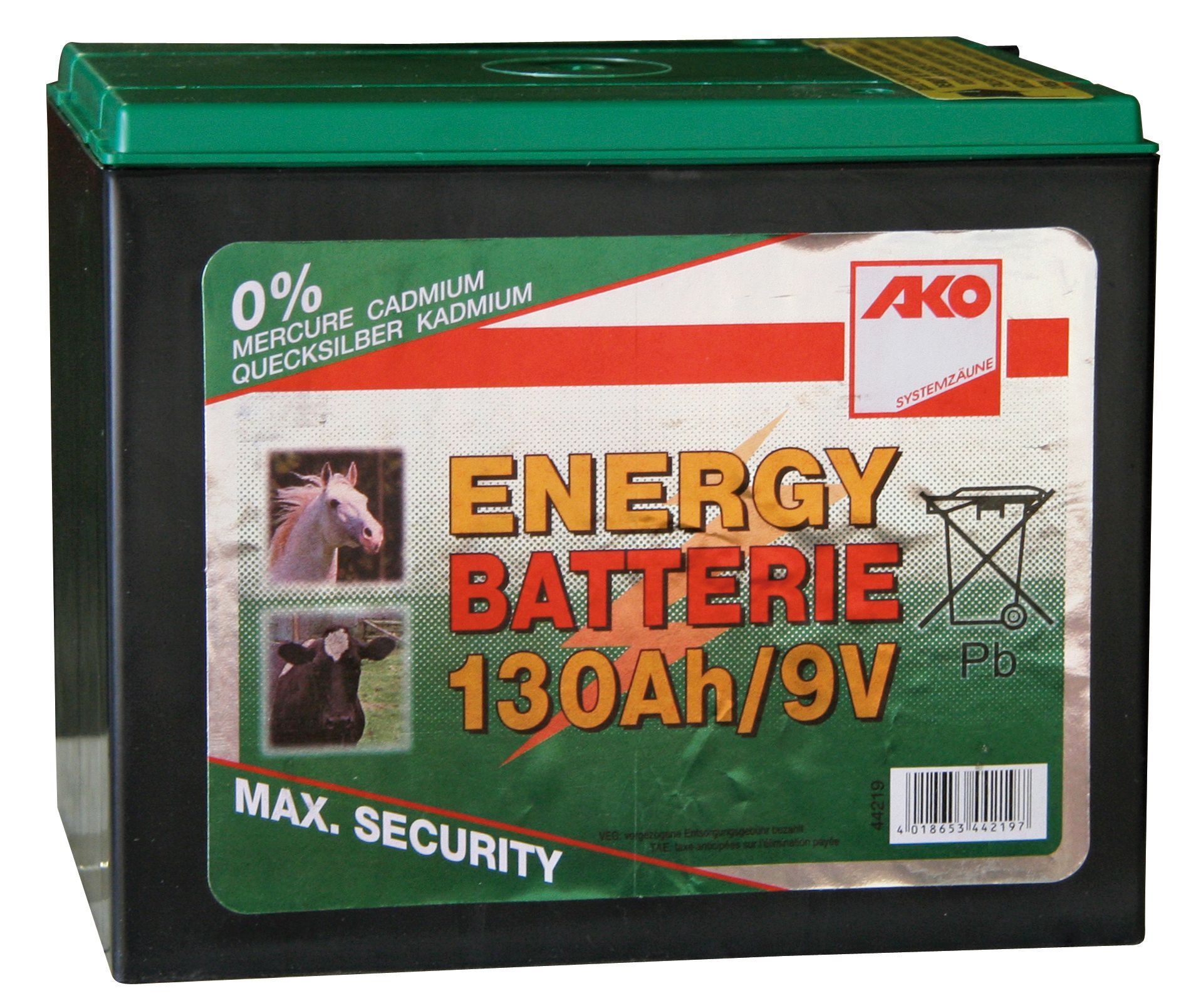 Trockenbatterie 9 V / 120 Ah 1 Trockenbatterie 9 V / 120 Ah