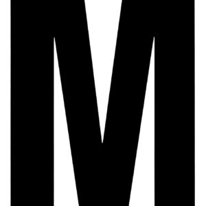 Klebefolien Lettern/Großbuchstaben schwarz
