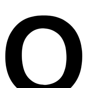 Klebefolien Lettern/Großbuchstaben schwarz