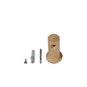 Träger einläufig für Gardinenstangen aus Holz Prima Ø12mm