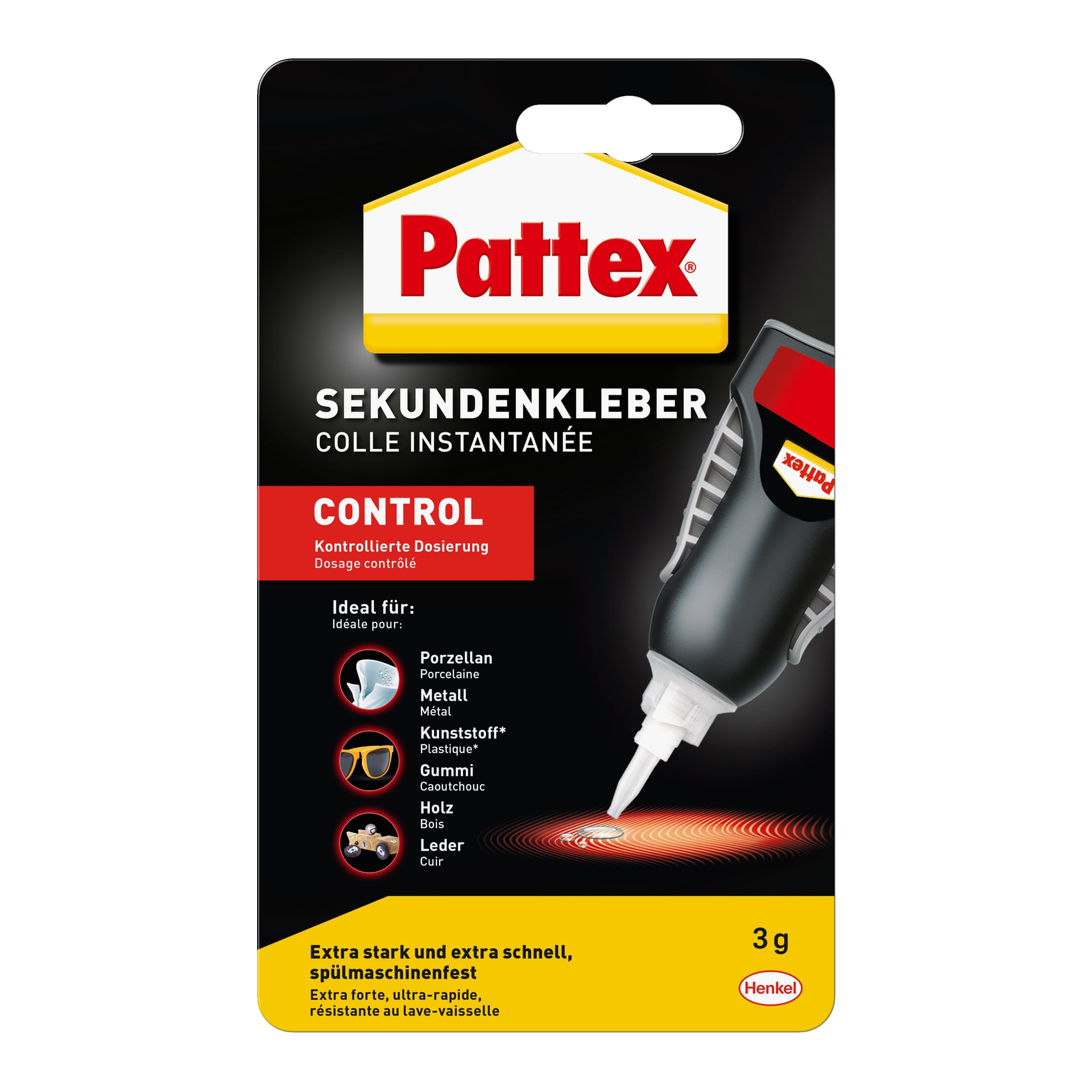 Pattex Blitz-Matic Sekundenkleber 3g PST2C 1 Pattex Blitz-Matic Sekundenkleber 3g PST2C