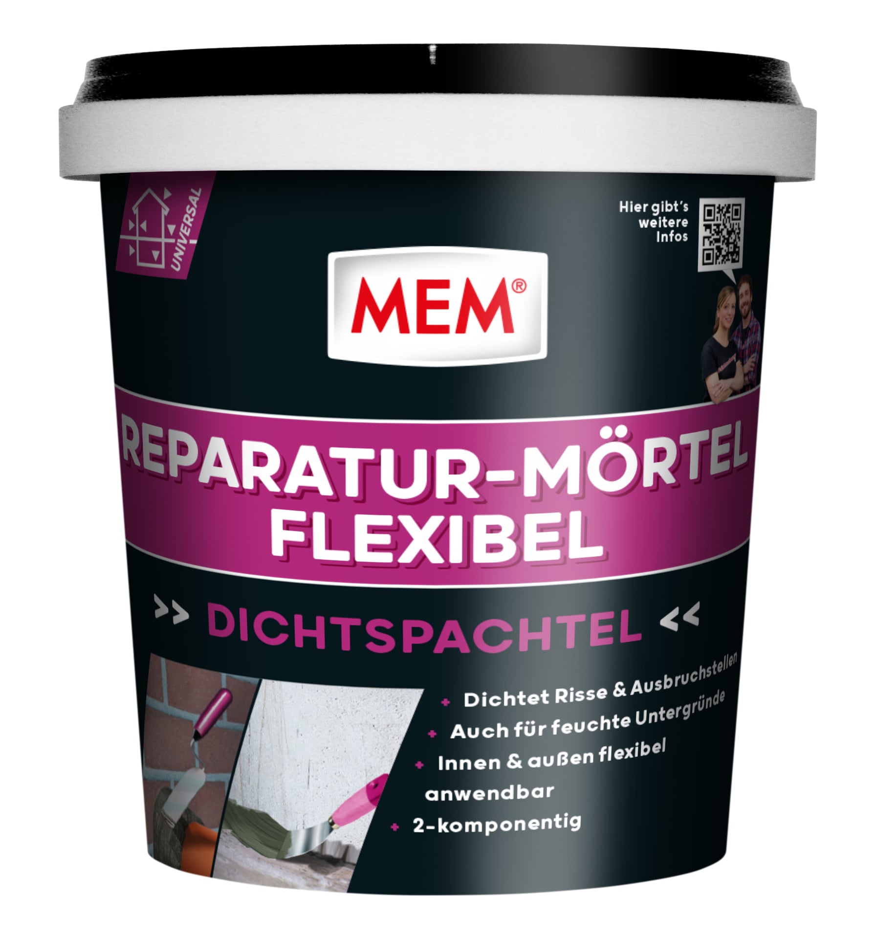 MEM Gummi-Mörtel 1 MEM Gummi-Mörtel