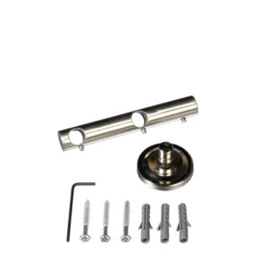 Träger für Gardinenstange Madrid 10cm, 12mm, edelstahl