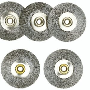 Drahtbürsten-Stahl D=22mm a 5 Stück