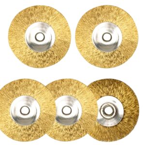 Drahtbürsten-Messing D=22mm a 5 Stück