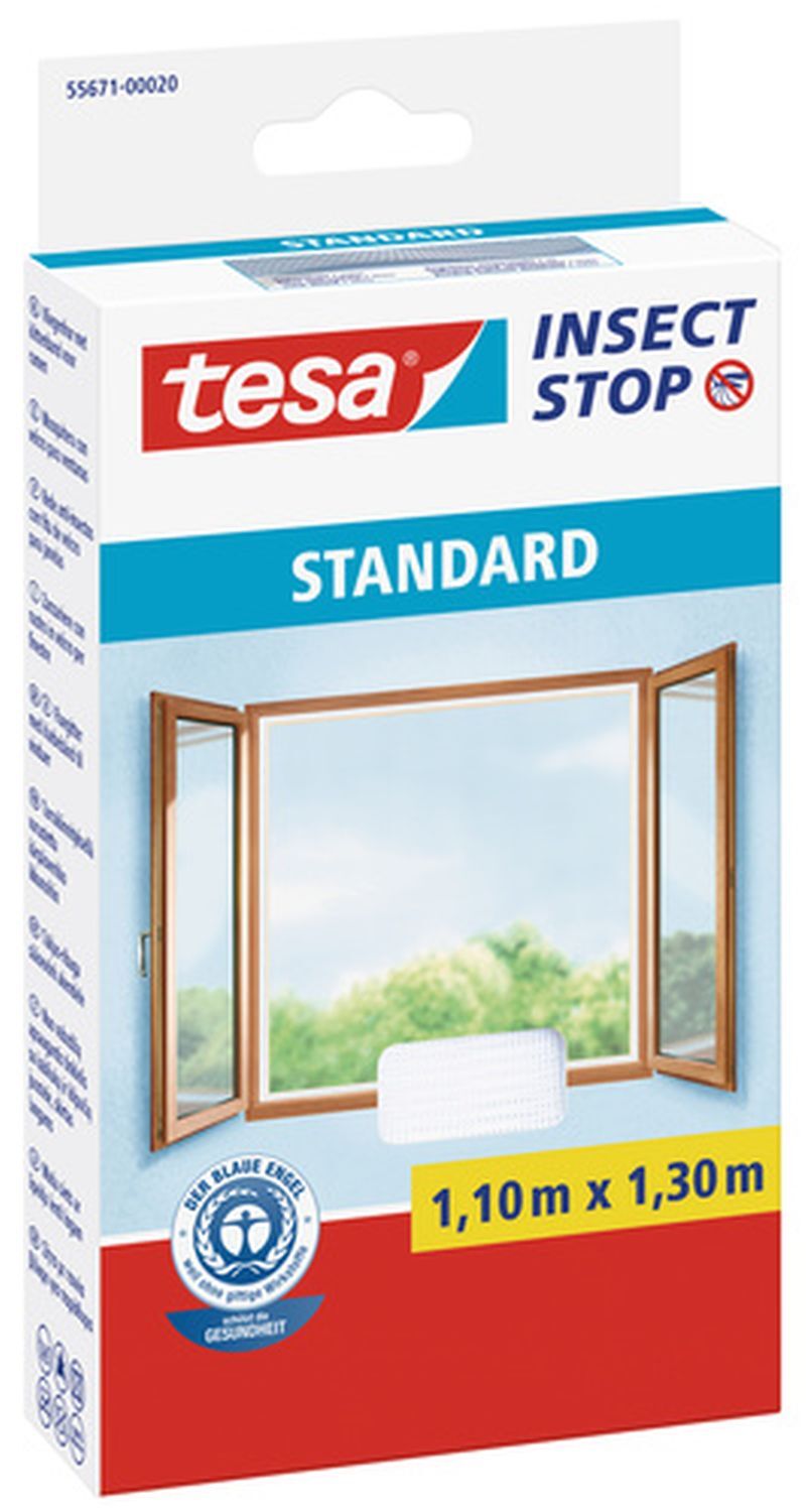 TESA Fliegengitter Standard für Fenster, weiss 1 TESA Fliegengitter Standard für Fenster, weiss