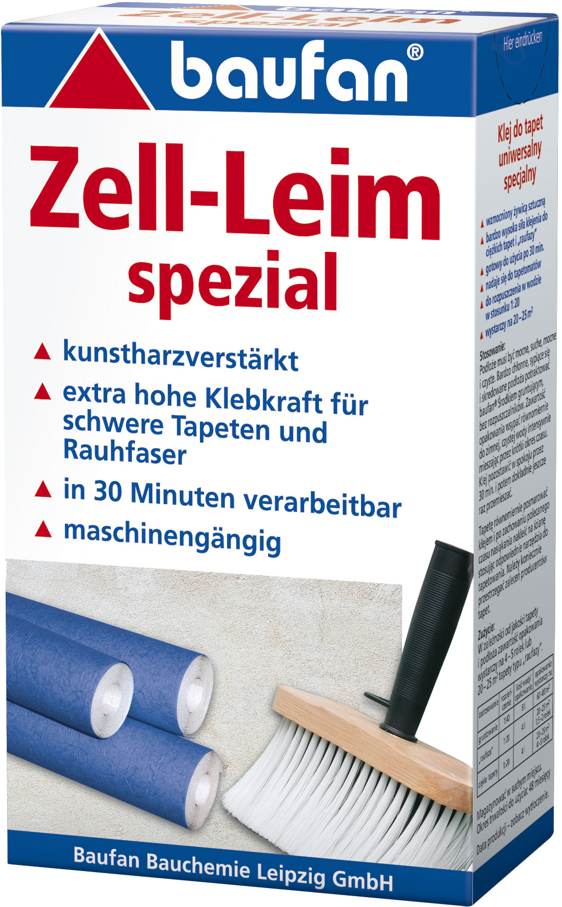 Baufan Zell-Leim spezial 1 Baufan Zell-Leim spezial