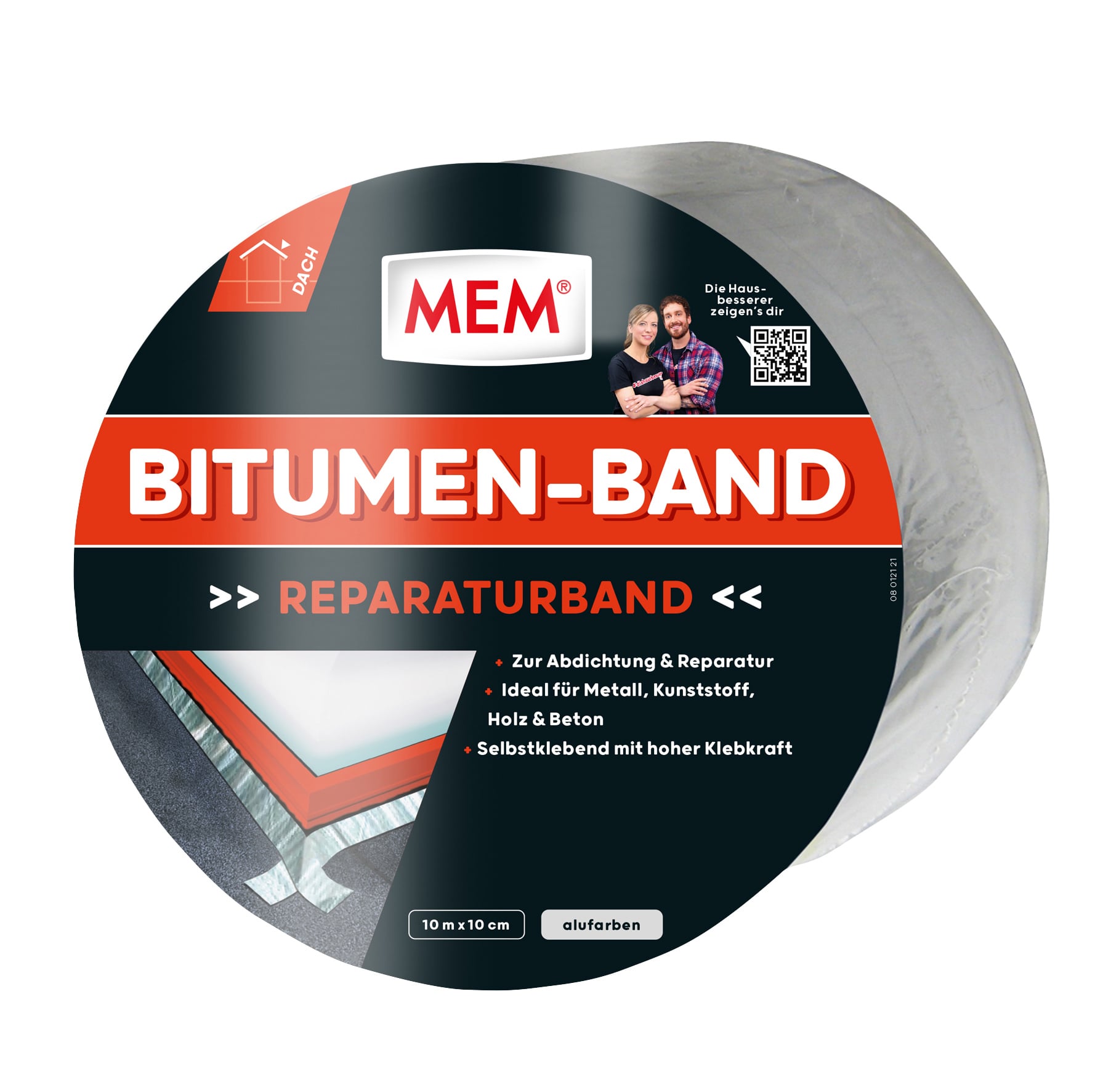 MEM Bitumen-Band alu 10 cm x 10 m 1 MEM Bitumen-Band alu 10 cm x 10 m