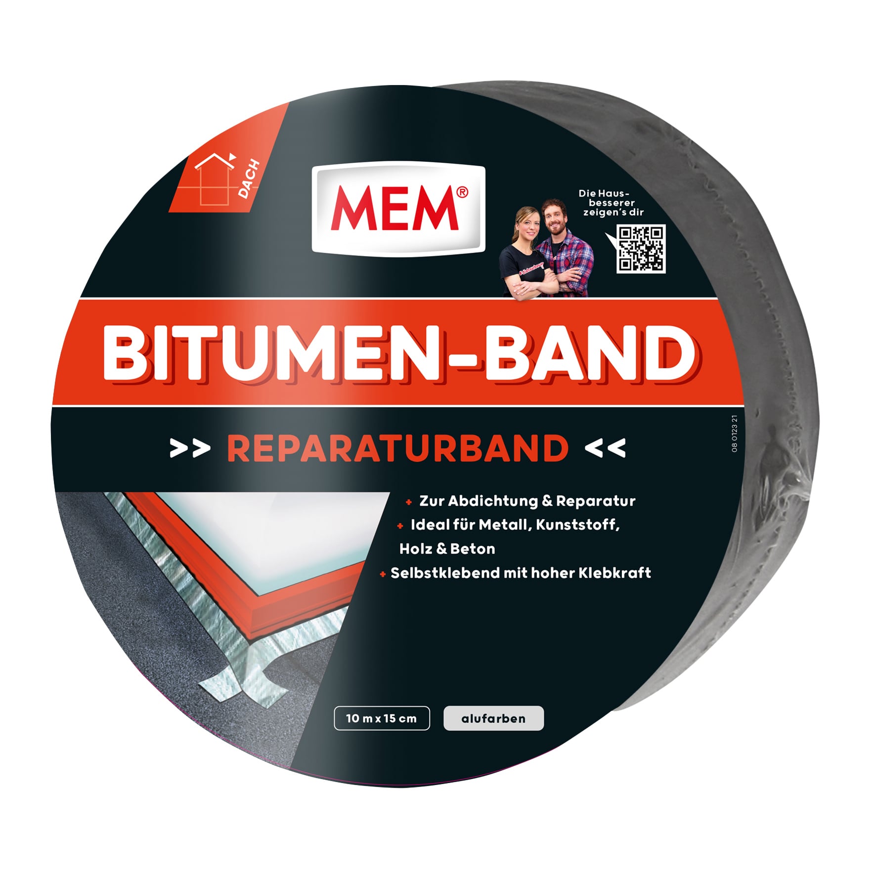 MEM Bitumen-Band alu 15 cm x 10 m 1 MEM Bitumen-Band alu 15 cm x 10 m