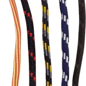 Schnürsenkel, 90 cm, dick, schwarz-grau-gelb