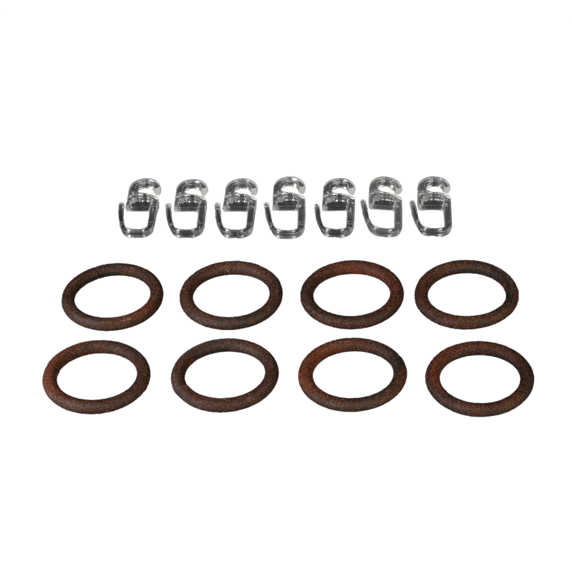 Gardinenring mit Faltenlegehaken für Scheibenstangen, Ø12mm, 8 Stück 1 Gardinenring mit Faltenlegehaken für Scheibenstangen, Ø12mm, 8 Stück