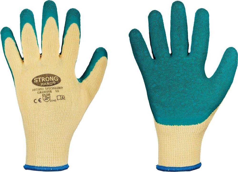 Handschuh SpecialGrip , Kautschuk,Gr.10,grün 1 Handschuh SpecialGrip , Kautschuk,Gr.10,grün