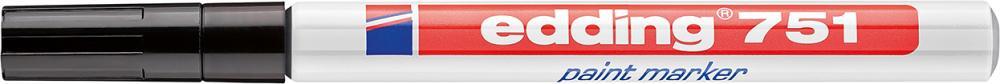 Lackmarker Nr. 751 schwarz Edding 1 Lackmarker Nr. 751 schwarz Edding