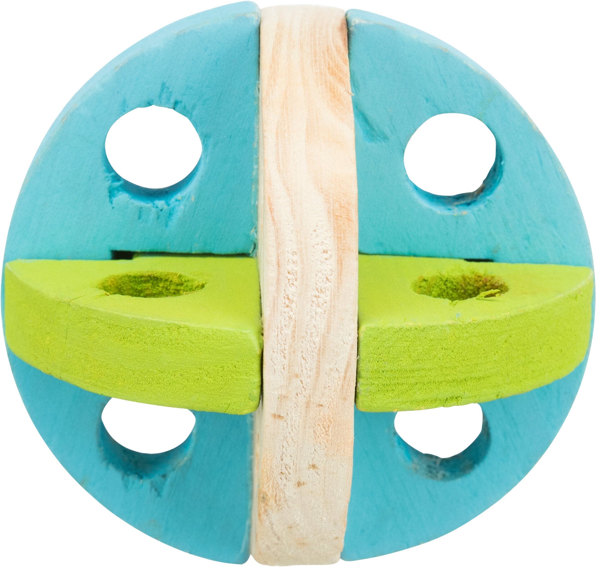 Spiel- und Snackball Holz 1 Spiel- und Snackball Holz