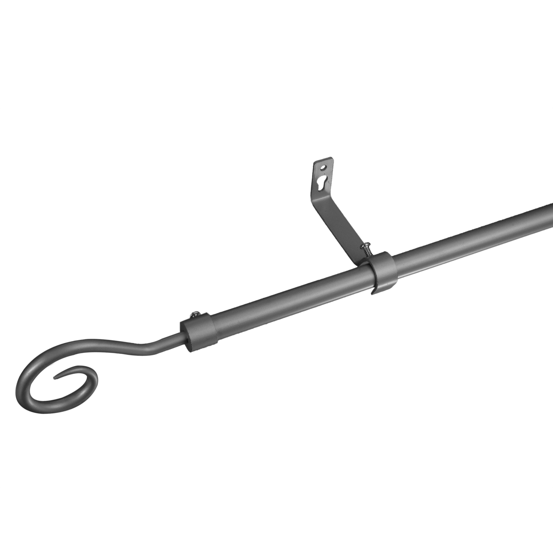 Gardinenstange Syrakus Ø16mm, 130-240cm ausziehbar 1 Gardinenstange Syrakus Ø16mm, 130-240cm ausziehbar