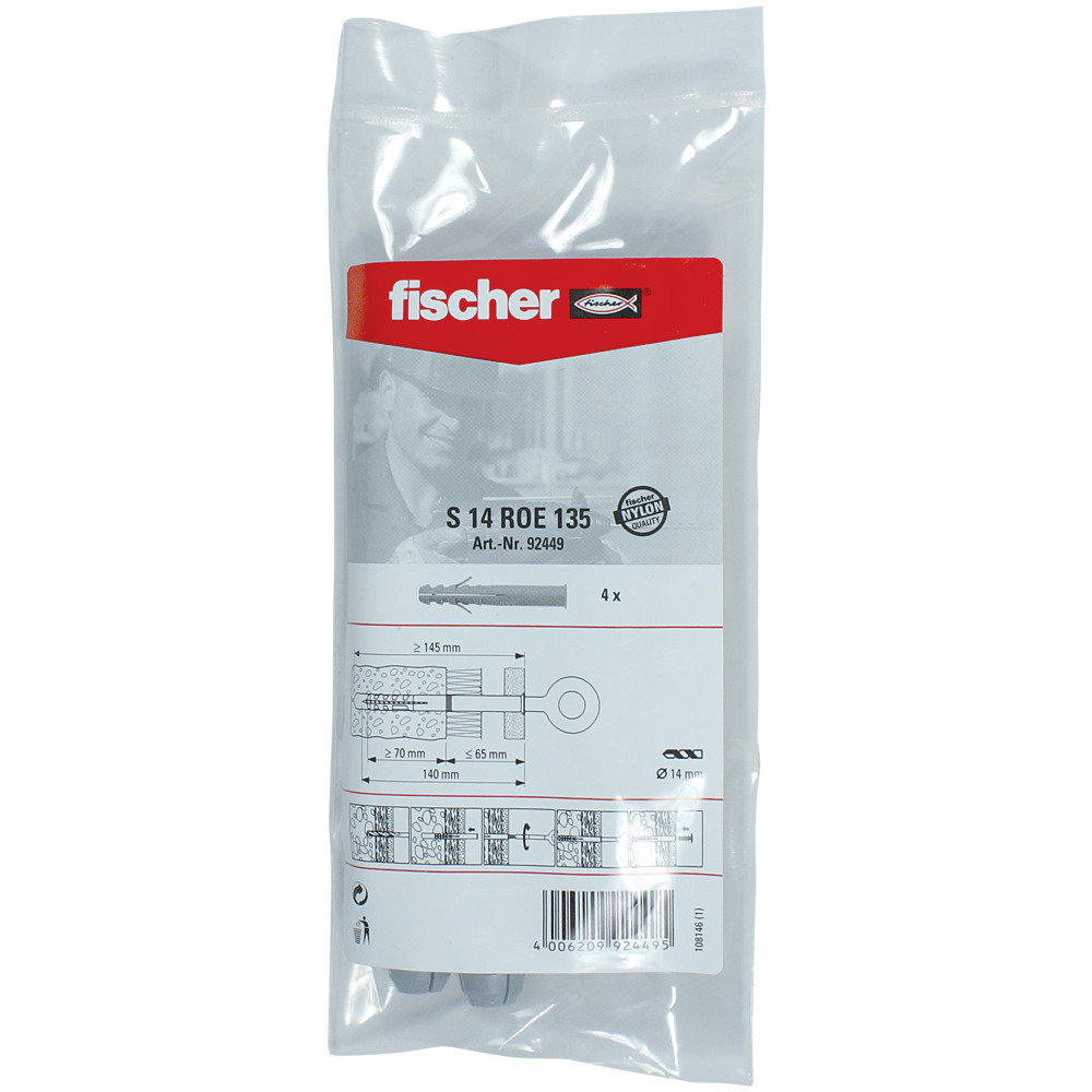 S 14 ROE 135 Gerüstösen und Dübel 4 Stück 1 S 14 ROE 135 Gerüstösen und Dübel 4 Stück
