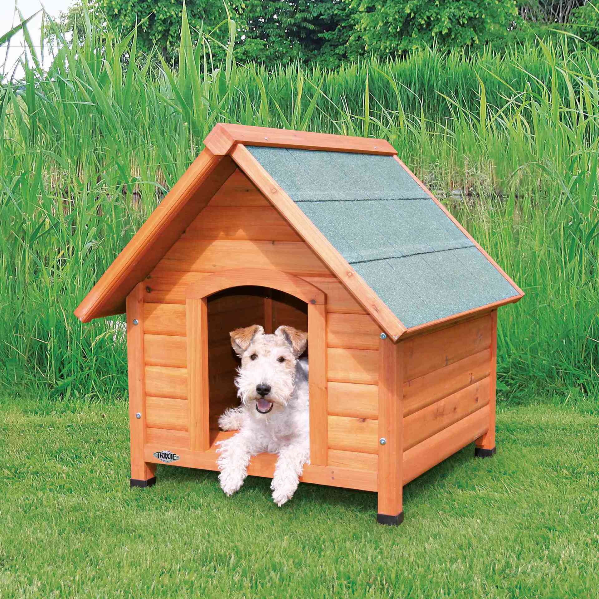 Hundehütte Cottage Satteldach 1 Hundehütte Cottage Satteldach
