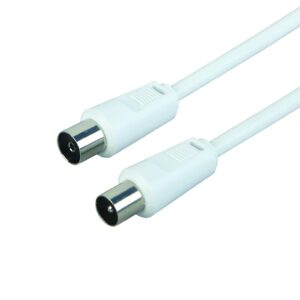 Schwaiger Antennenkabel 1,5m weiss Koax-St