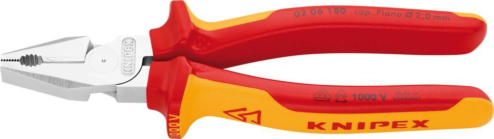 Kraft-Kombinationszange 200mm Nr.0206 VDE Knipex 1 Kraft-Kombinationszange 200mm Nr.0206 VDE Knipex