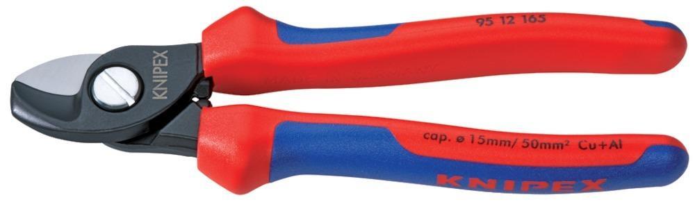 Kabelschere mit Mehrkomponenten-Griffen 165mm KNIPEX 1 Kabelschere mit Mehrkomponenten-Griffen 165mm KNIPEX