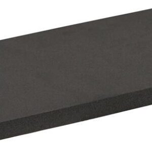 Reibebrettbelag 14x28cm 10mm Zellgummi schwarz Kronen
