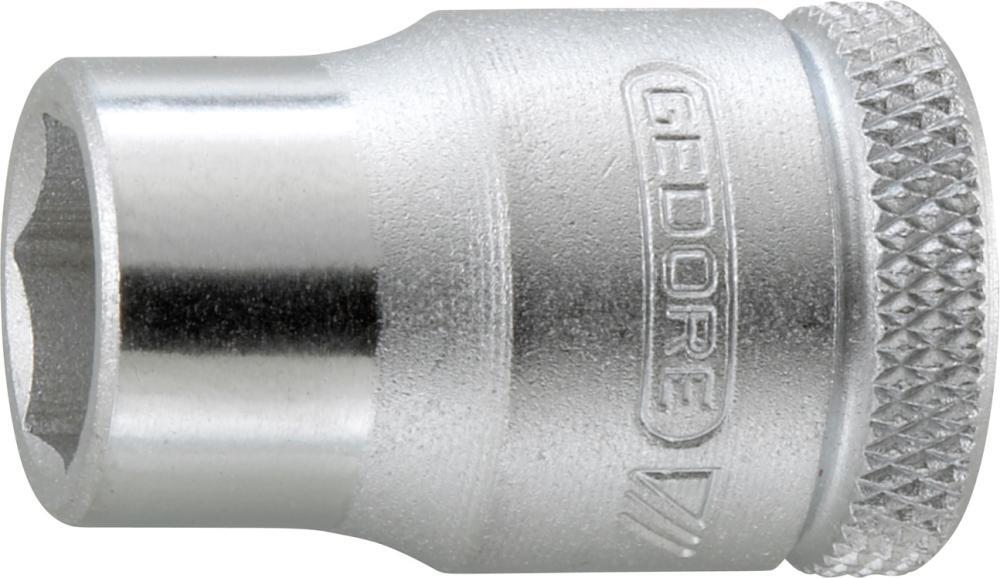 Steckschl.-Eins. 9,5mm (3/8") 6kt 19mm Gedore 1 Steckschl.-Eins. 9,5mm (3/8") 6kt 19mm Gedore