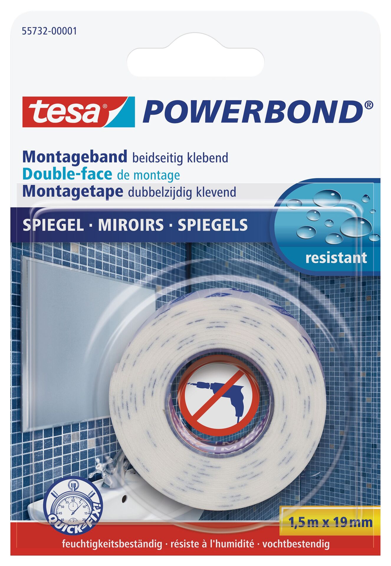 Tesa Montageband für Spiegel 1 Tesa Montageband für Spiegel