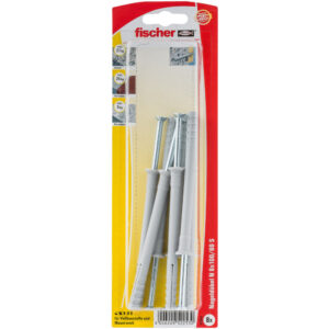 Nageldübel N mit Schraube, 8 Stück