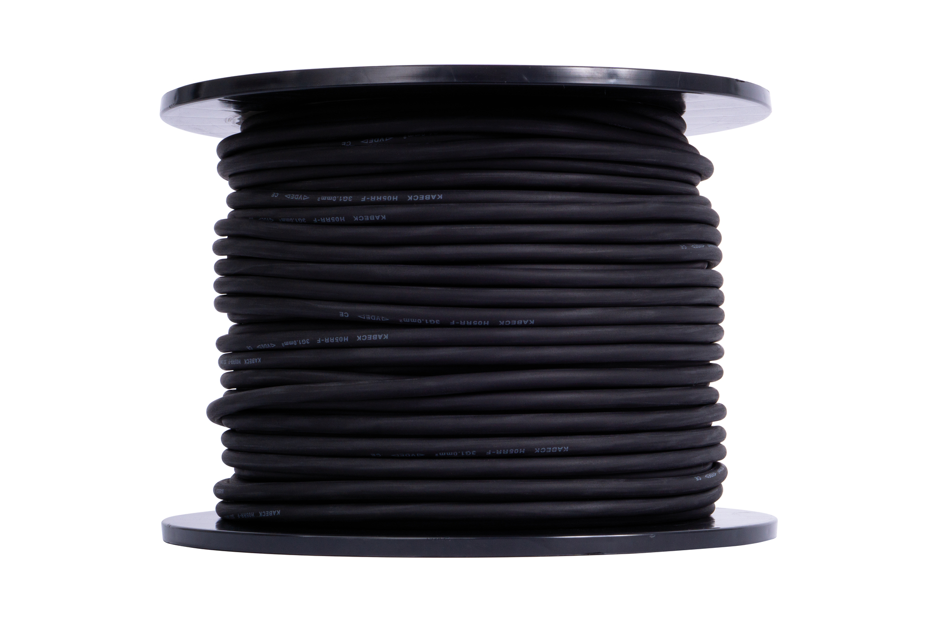 Gummischlauchleitung H05 RR-F 3G1 mm² schwarz, Meterware 1 Gummischlauchleitung H05 RR-F 3G1 mm² schwarz, Meterware
