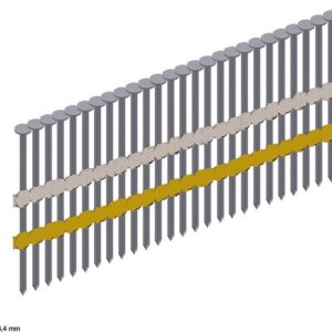 Rundkopfnägel, 3000 Stk. RK31/90BK Prebena