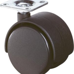 Kst.-Doppelrolle 40mm F7542x42mm Platte F75.040.PL