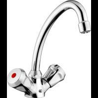 Waschtisch-Einlochbatterie für Untertischspeicher