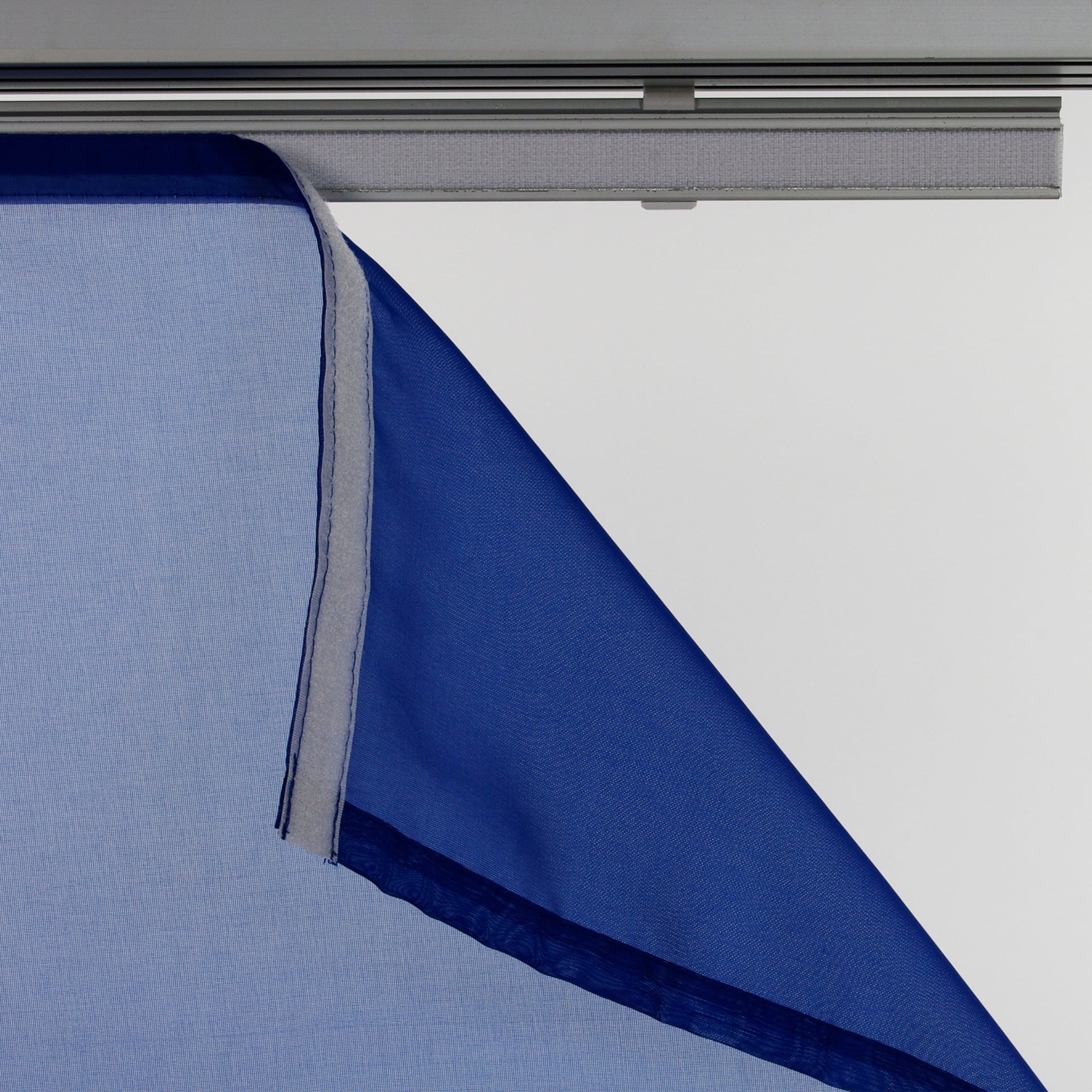 Flächenvorhangstoff Polyester, 60x245cm, blau 1 Flächenvorhangstoff Polyester, 60x245cm, blau