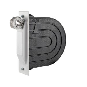 Einlasswickler-Set Mini mit Mauerkasten, Rolladengurt und Abdeckplatte