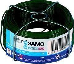 Draht PVC grün 1,0 x 1,5 a 50m auf Spule