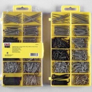 Easy Work Nagelsortiment, 12-fach sortiert, 250 gr. Stifte von 5