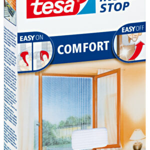 Tesa Fliegengitter Klettband Comfort für bodentiefe Fenster
