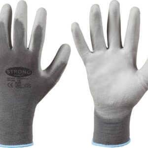 Strickhandschuh Shenzhen, Nylon, Größe 10, grau