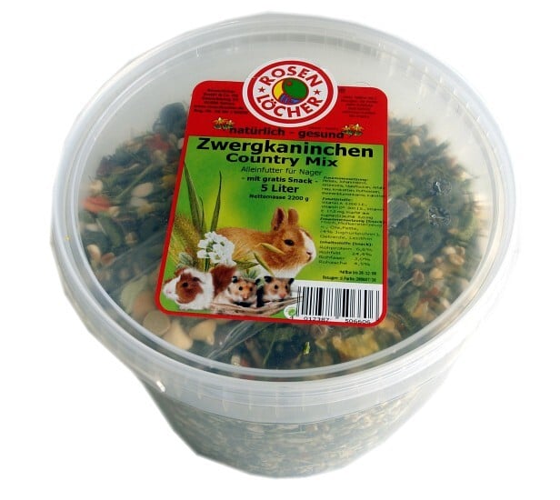 Hoppel Moppel Countrymix für Zwergkaninchen 2,2kg 1 Hoppel Moppel Countrymix für Zwergkaninchen 2,2kg
