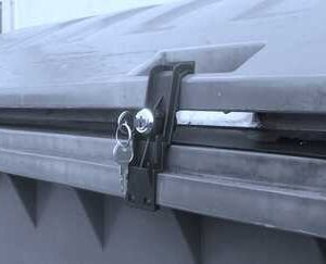 Mülltonnenverschluss für Sulo-Container Runddeckel