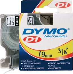 45803 Schriftbänder schwarz/weiss 19mmx7m Dymo 1 Stück