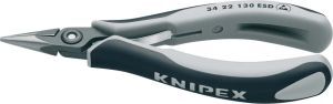 Präzisions-Greifzange 130mm Nr.3422 ESD Knipex 1 Stück