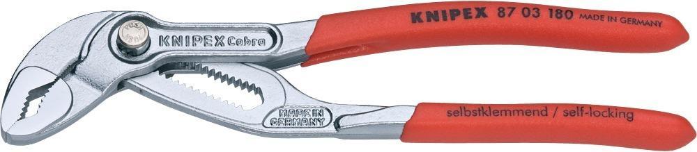 Wapuzange Cobra 180mm Nr.8703 Knipex 1 Stück 1 Wapuzange Cobra 180mm Nr.8703 Knipex 1 Stück