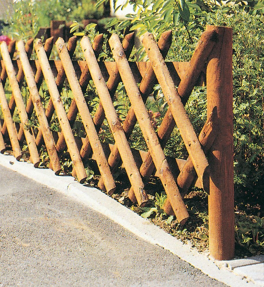Hochwertiger Scherenzaun 120 cm – Robuster Holzzaun für deinen Garten 1 Hochwertiger Scherenzaun 120 cm – Robuster Holzzaun für deinen Garten