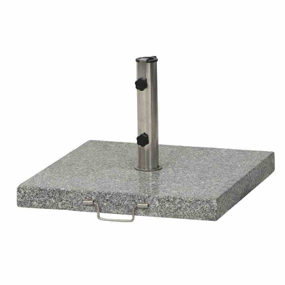 Granitschirmständer 45 kg eckig 1 Granitschirmständer 45 kg eckig