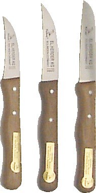 Küchen-Messer-Set 3-tlg. Edelstahl 1 Küchen-Messer-Set 3-tlg. Edelstahl